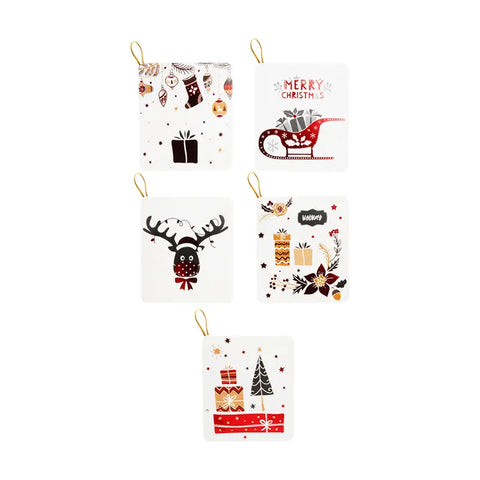 Christmas Gift Card, 5 Pcs