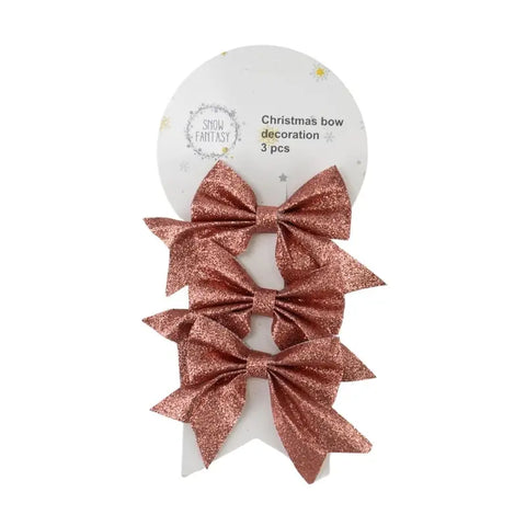 Christmas Bow Decoration, 3 Pcs