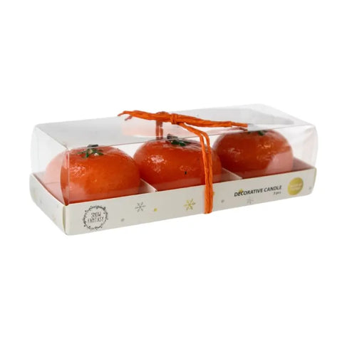 Decorative candle, 3 pcs