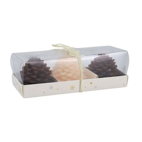 Decorative candle, 3 pcs