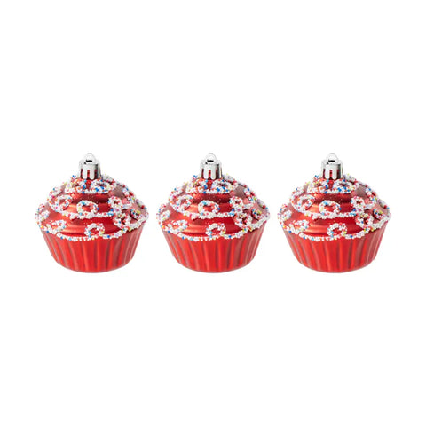 Christmas balls, 3 pcs