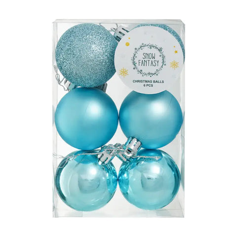 Christmas balls, 6 pcs