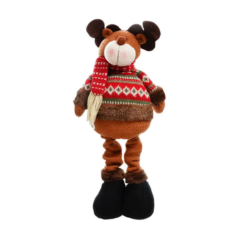 Christmas doll with telescopic legs