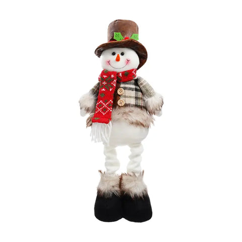 Christmas doll with telescopic legs