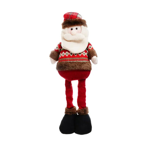 Christmas doll with telescopic legs