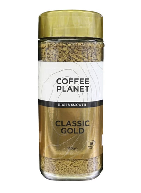 Coffee Planet Classic Gold Premium instant Coffee, 100g