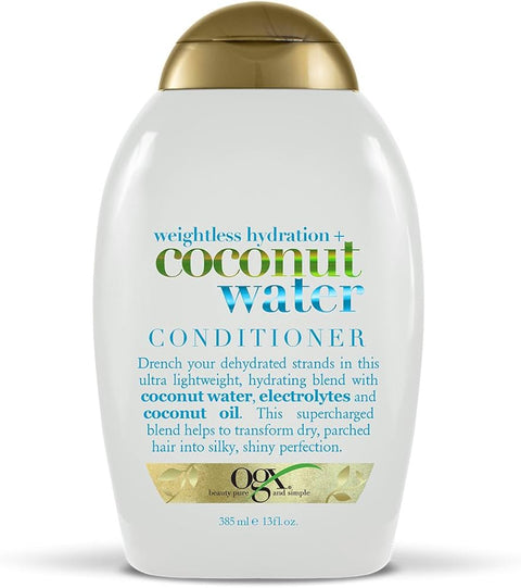 OGX Weightless Hydration + Coconut Water Conditioner, 385 ml