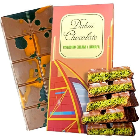 Dubai Chocolate Kunafa Pistachio 100G