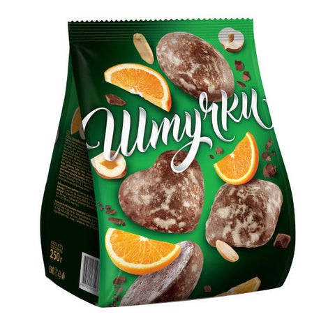 Gingerbreads Chocolate Nuts Orange 250G
