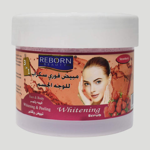 Reborn 3in1 Whiten Scrub Strawbery 500ML