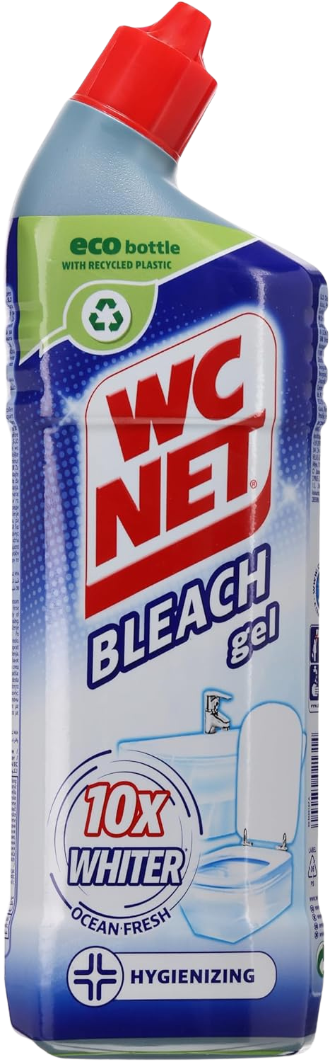 WC Net Bleach Gel Ocean Fresh Hygienizing 750 ml — Toilet Cleaner Gel