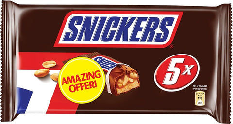 Snickers Chocolate Value Pack 5 x 40 g