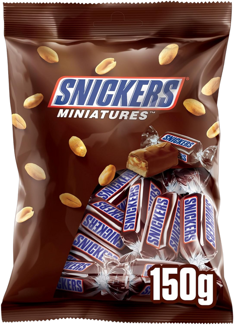 Snickers Miniature Chocolate Bar, 150g