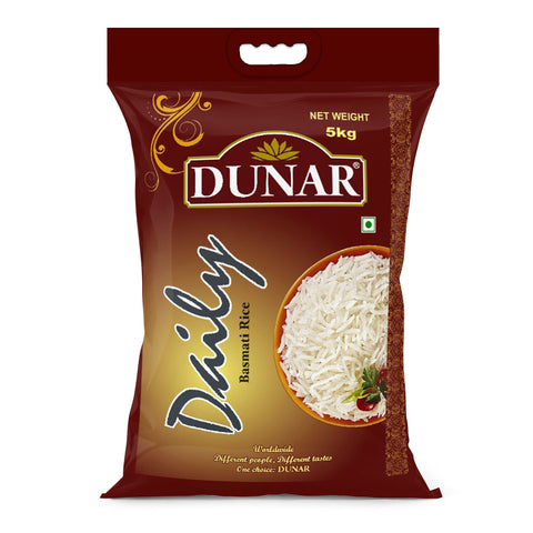 Dunar Daily Basmati Rice 5Kg