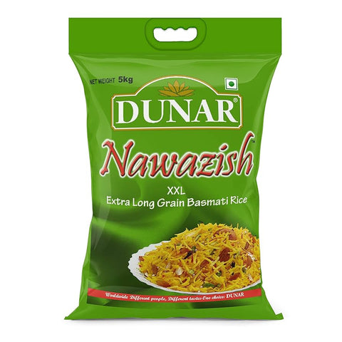 Dunar Nawazish Long Grain Basmati Rice, 5 kg
