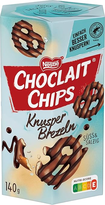 Nestle Choclait Chips Knusperbrezel 115g
