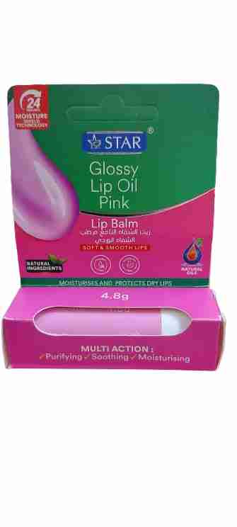 Star Lip Balm Glossy Lip Oil Pink 4.8 g