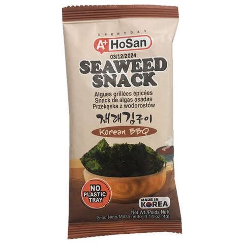 A+ BBQ Seasoned Seaweed Snack 9 x 4g