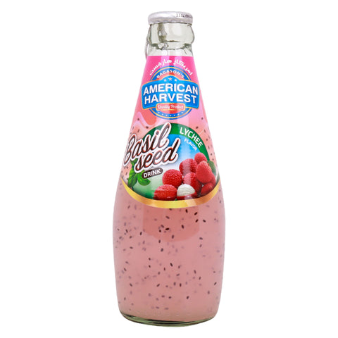 A/Harvest Drink Lychee/Basil Seeds 300Ml
