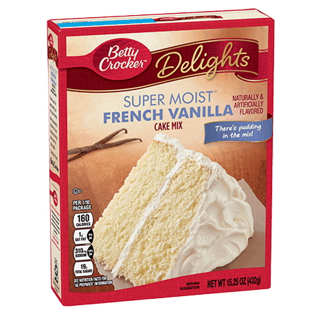 Betty Crocker Supermoist French Vanilla Cake 510g
