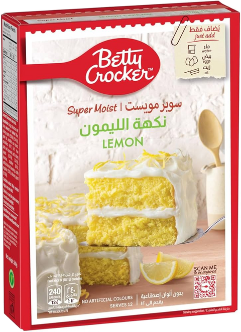 Betty Crocker Supermoist Lemon Cake 500g
