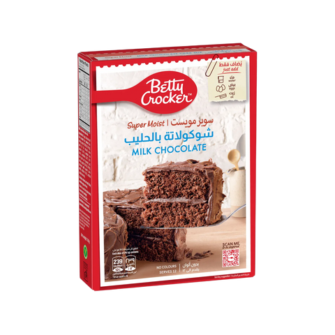 Betty Crocker Supermoist Milk Chocolate Cake 510g