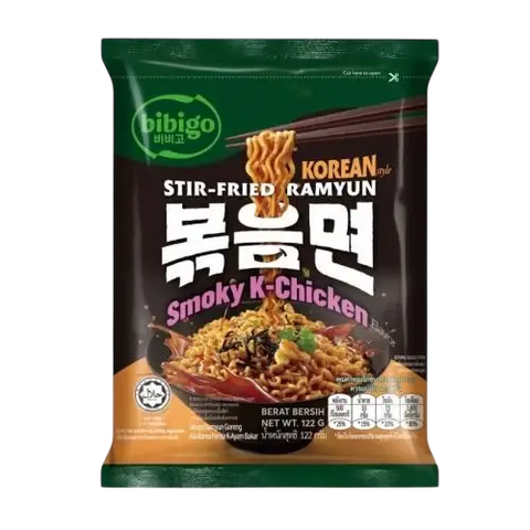 Bibigo Korean Style Stir Fried Ramyun Smoky K-Chicken Flavor