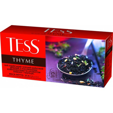 Black Tea Tess Thyme With Thyme 25*1,5G
