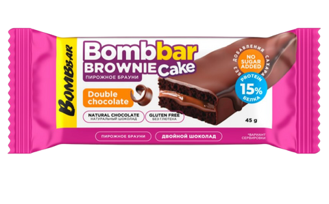 Bombbar Cake Double Choco 45g