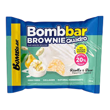 Bombbar Collagen Protein Brownie Ricotta & Pear High Fiber And No Sugar Added 10 x 50g