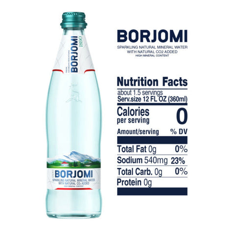 Borjomi Sparkling Natural Water 330Ml