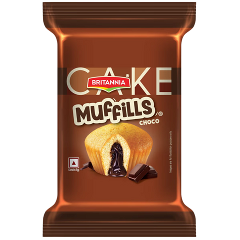 Britannia Cake Chocolate Muffles 60g