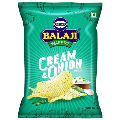 Chips Balaji Wafers Cream Onion 135G