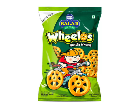 Chips Balaji Wafers Wheelos Masala 55G