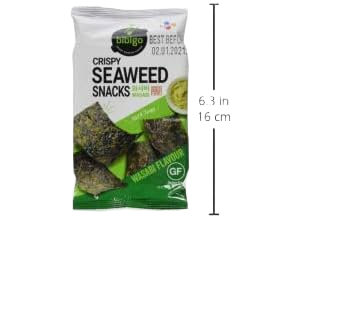 Cj Bibigo Seasoned Seaweed (Wasabi) 3 x 5g