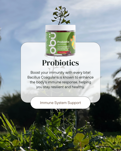 Obu Nutrition Probiotic 5 Billion CFU Gummies