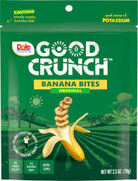 Dole Good Crunch Banana Bites Original 6 x 70g