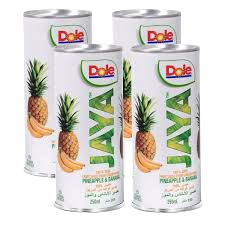 Dole Jaya Pineapple & Banana Juice 6 x 4 x 250ml