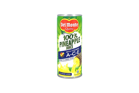 Del Monte Pineapple Juice (100% Unswt) 24 x 240ml