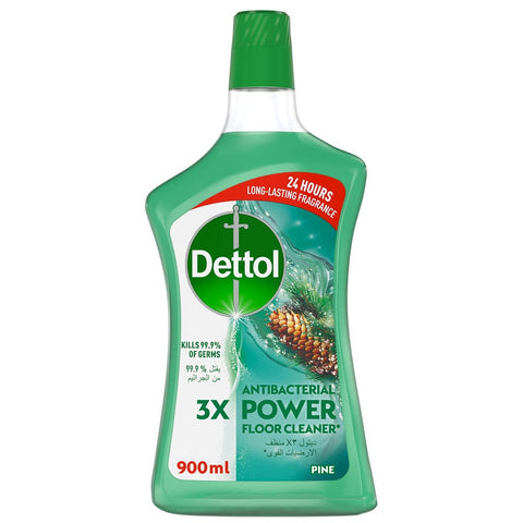 Dettol Pine Antibacterial Power Floor Cleaner, 900ml