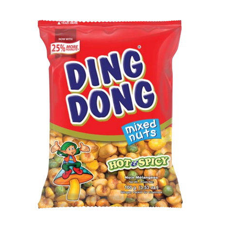 Ding Dong Mixed Nuts Hot Spicy 100 g