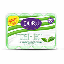 Duru Soap Soft Sens 80g*4 Green Tea