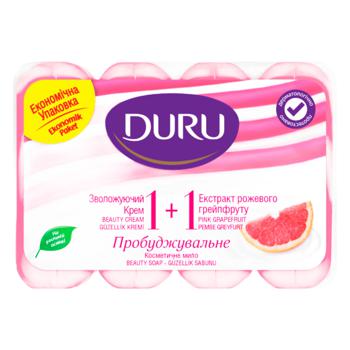 Duru Soap Soft Sens 80g*4 PinkGrapefruit