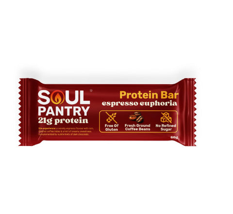 Soul Pantry Espresso Euphoria Protein Bar, 60g