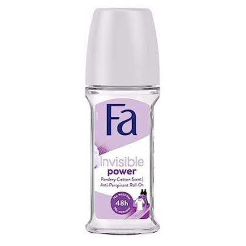 Fa Invisible Power Powdery Cotton Scent Anti-Perspirant Roll On, 50ml