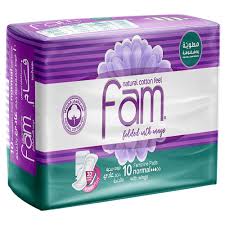 Fam Pads With Wings Normal 3D 10pcs