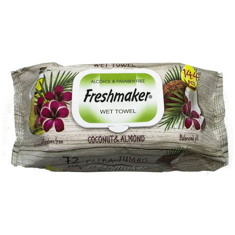 Freshmaker Wet Wipes Extra Jumbo 144 pcs