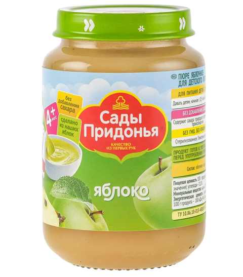 Fruit Puree Sady Pridonya Apple 170g