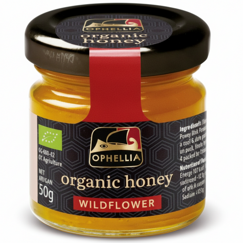 Ophellia Organic Honey Wildflower, 50g
