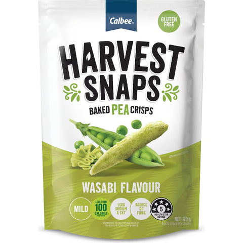 Harvest Snaps Wasabi 34Gm